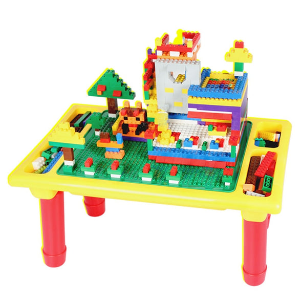 3 IN 1 LEGO TABLE WITH 200 PIECES OF LEGO