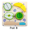 WOODEN FRUIT AND VEGETABLE SET