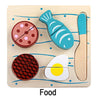 WOODEN FRUIT AND VEGETABLE SET