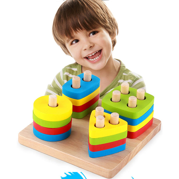 ORGANIC WOODEN MONTESSORI GAME FOR TODDLERS